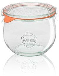 Weck Tulip wide glass jar 580 ml