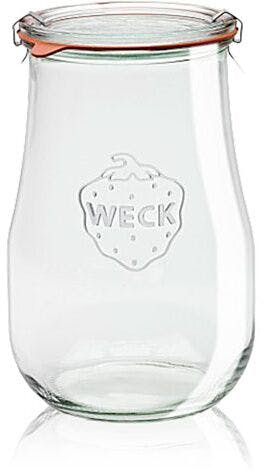 Weck Tulip wide glass jar 1750 ml