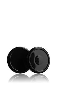 Tapa TO 63 Negro Esterilización con botón  -sistemas-de-cierre-tapas