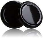 Lid TO 63 Black Pasteurization without button