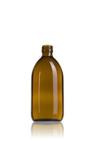 Topacio 500 ml PP28-contenitori-per-laboratorio-e-farmacia-bottiglie-boccette-di-vetro-per-laboratorio