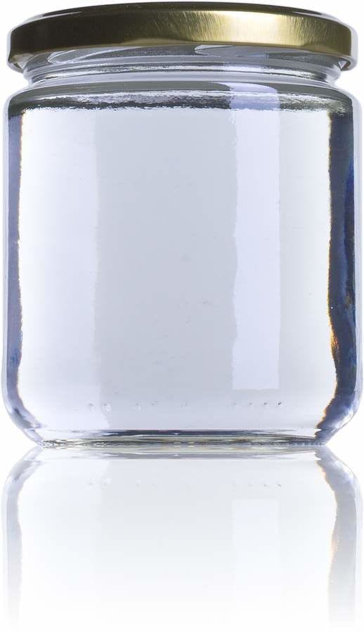 V 370 370ml TO 077 Embalagens de vidro Boioes frascos e potes de vidro para alimentaçao