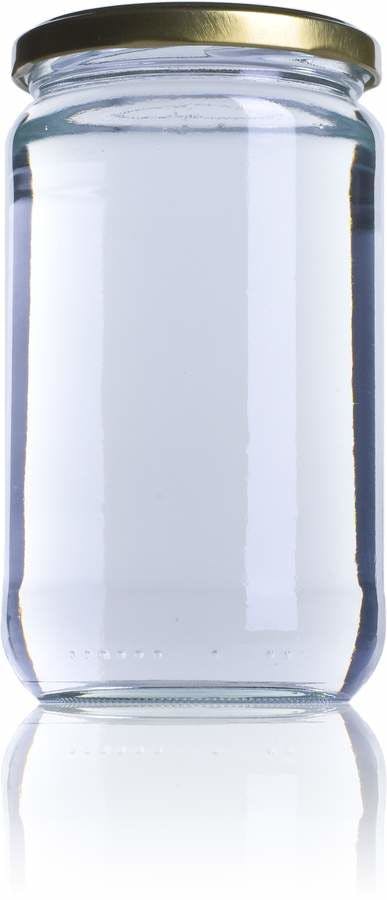 V 580 580ml TO 077 Embalagens de vidro Boioes frascos e potes de vidro para alimentaçao