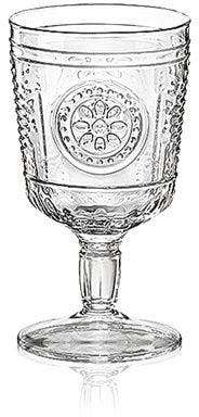 Bicchiere in vetro trasparente Romantic Calice 320 ml