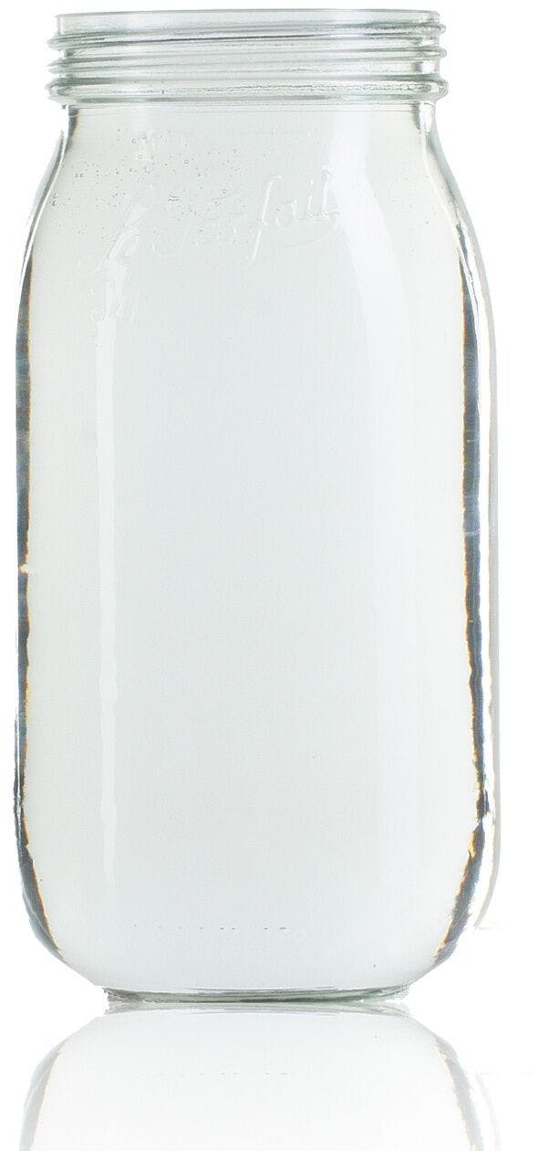 Tarro de vidrio Le Parfait vis 2000 ml-2000ml-Boca -Rosca-envases-de-vidrio-tarros-frascos-de-vidrio-y-botes-de-cristal-le-parfait-vis-terrines-wiss