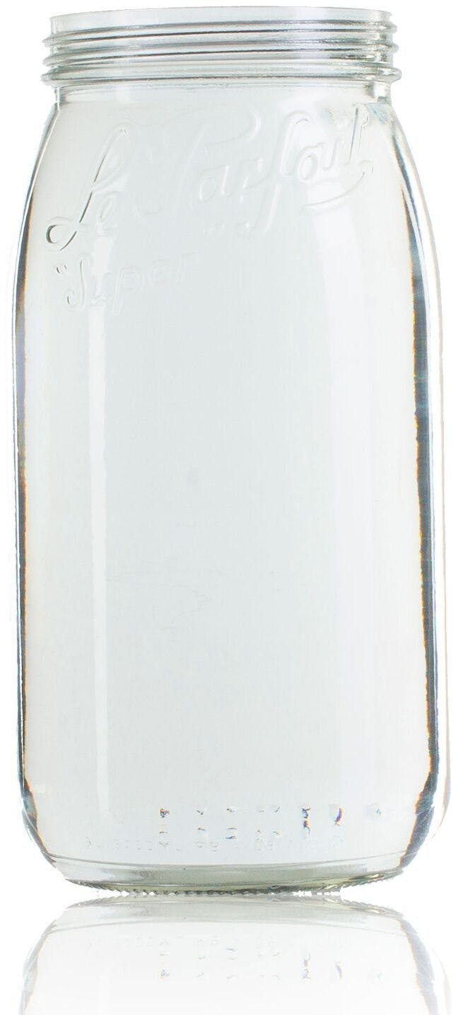 Tarro de vidrio Le Parfait vis 3000 ml-3000ml-Boca -Rosca-envases-de-vidrio-tarros-frascos-de-vidrio-y-botes-de-cristal-le-parfait-vis-terrines-wiss