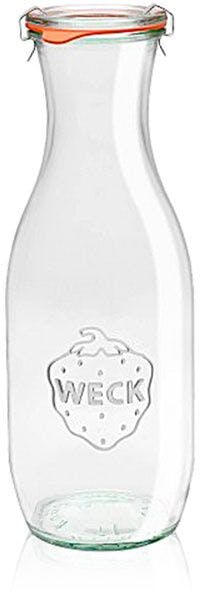 Frasco de vidro para sucos Weck Juice 1062 ml
