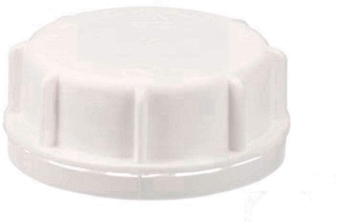 Screw cap HDPE seal white D61