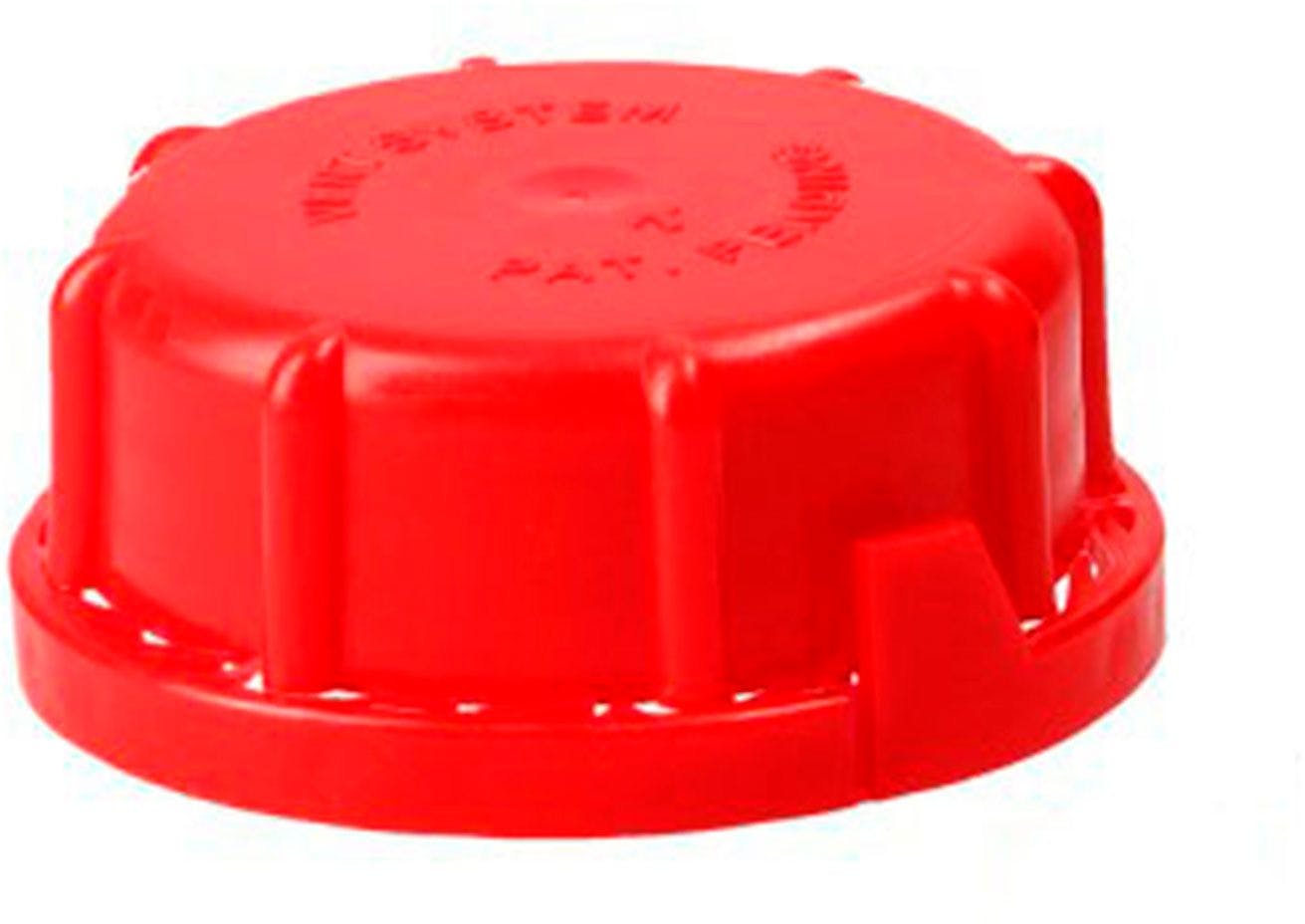 Screw cap HDPE red D61