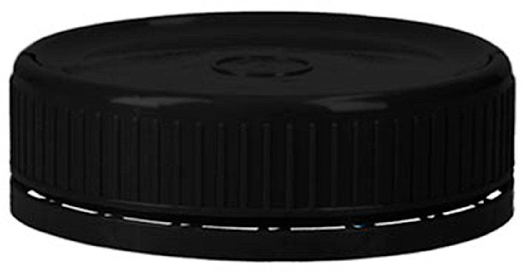 Screw cap HDPE seal black D80